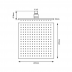 9” Square Rainfall Shower Head - NZHSS0143 - Black